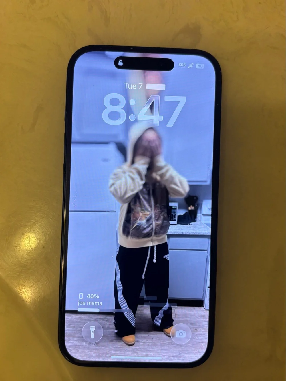 Apple iPhone in Black with Color Display